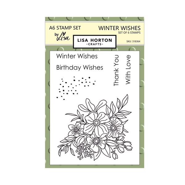 Lisa Horton Crafts Winter Wishes A6 Stamp Set - 318364