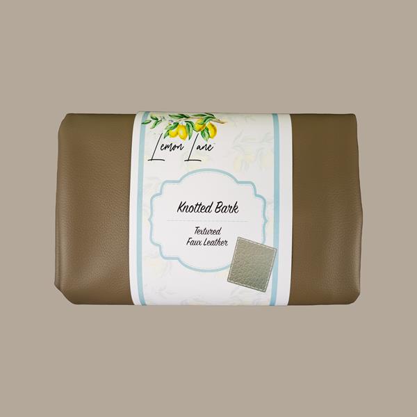 Lemon Lane Faux Leather 1m Fabric Piece - Knotted Bark - 319243
