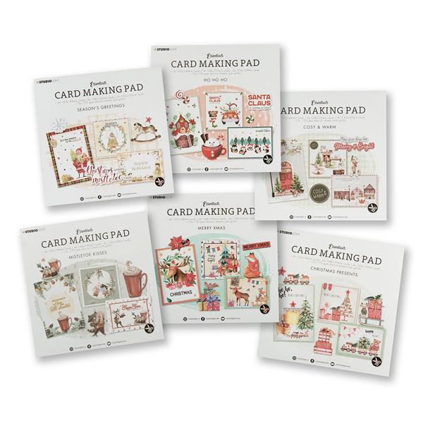 Studio Light Essentials Christmas Card Making Pad Collection - 6  - 320487
