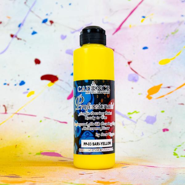 Cadence Pro Acrylic Pouring Paint - Yellow - 250ml - 320992