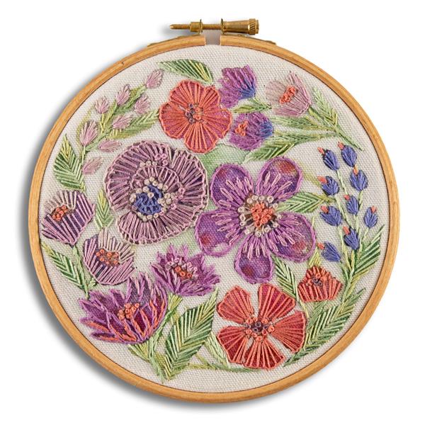 Annie Morris Cottage Garden Embroidery Kit - Includes: Instructio - 326299
