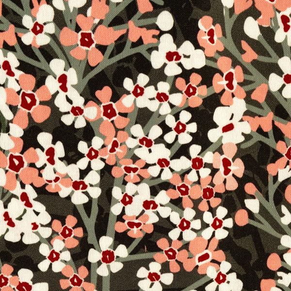 Quilter's Trading Post Happy Gardener Pink & White 1/2m Fabric - 327470