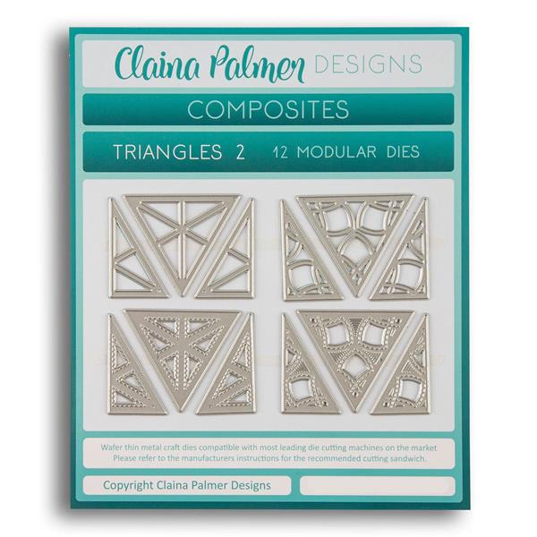 Claina Palmer Designs Triangles Composites Die Set - 329914