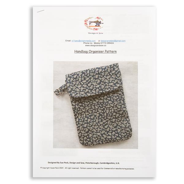 Design & Sew Handbag Organiser Pattern - 335871