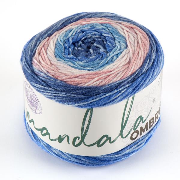 Lion Brand Mandala Ombre 150g Ball of Yarn - 100% Acrylic - Pure - 336404