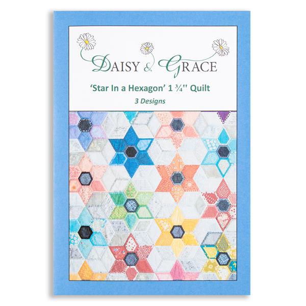 Daisy & Grace 1 3/4" 'Star In A Hexagon' Quilt Pattern- includes  - 337063