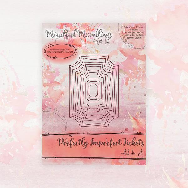 Mindful Moodling Die Set - Perfectly Imperfect Tickets - 11 Dies - 339973