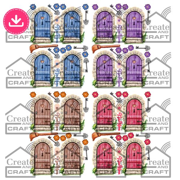 Dawn Bibby Creations Lavender Lane - Fairy Door Digital Download - 340065