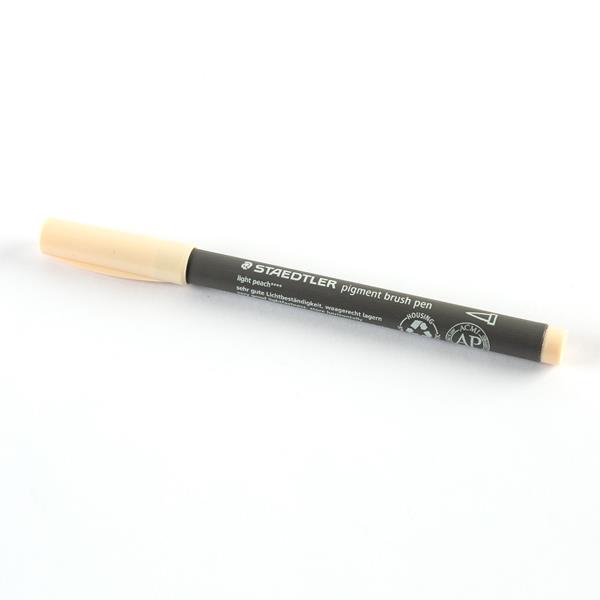 Staedtler Pigment Arts Brush Pen - Light Peach - 341828