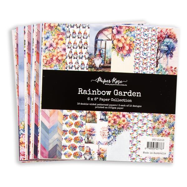 Paper Rose Rainbow Garden 6x6 Paper Collection - 344595