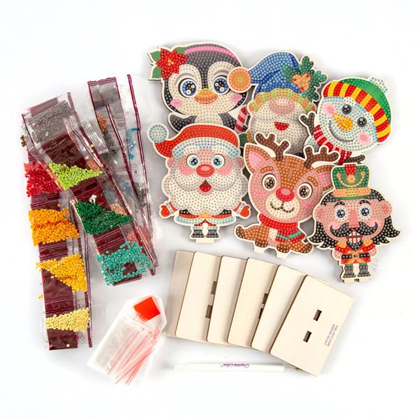 Crystal Art Buddies - Festive Characters - Set oF 6