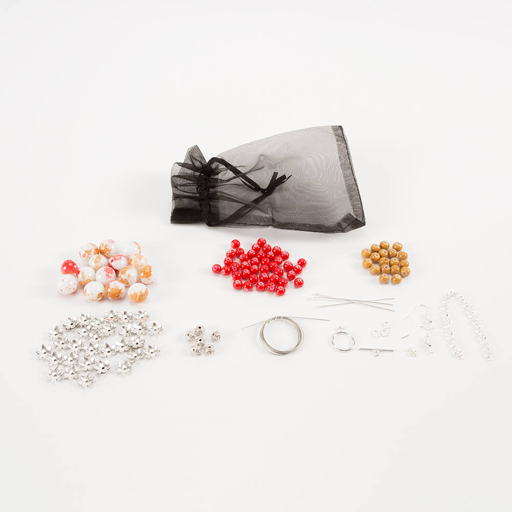 Aldridge Crafts Spot &amp; Speckle Necklace &amp; Earrings Kit