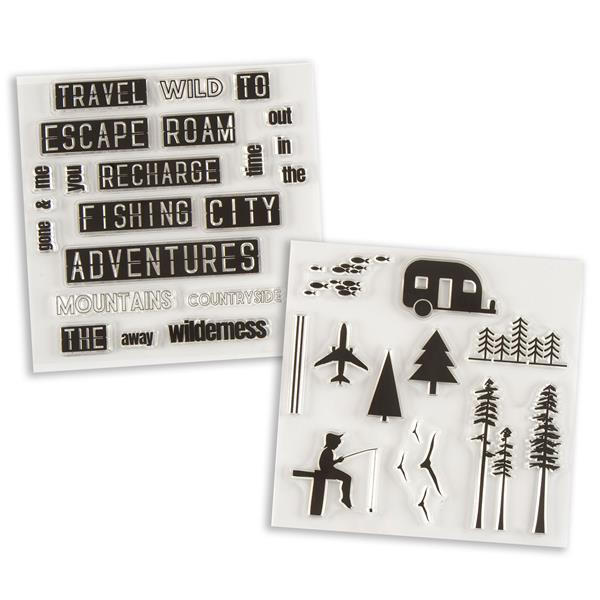 Scrapbooking Coach Adventures In Colour Stamp Duo - 32 Stamps - 356062