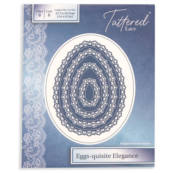 Tattered Lace Eggs-quisite Elegance Die Set - 8 Dies - 356250