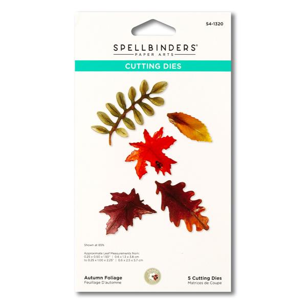 Spellbinders Susan's Birds & Bees Garden Autumn Foliage - 5 Dies - 356825