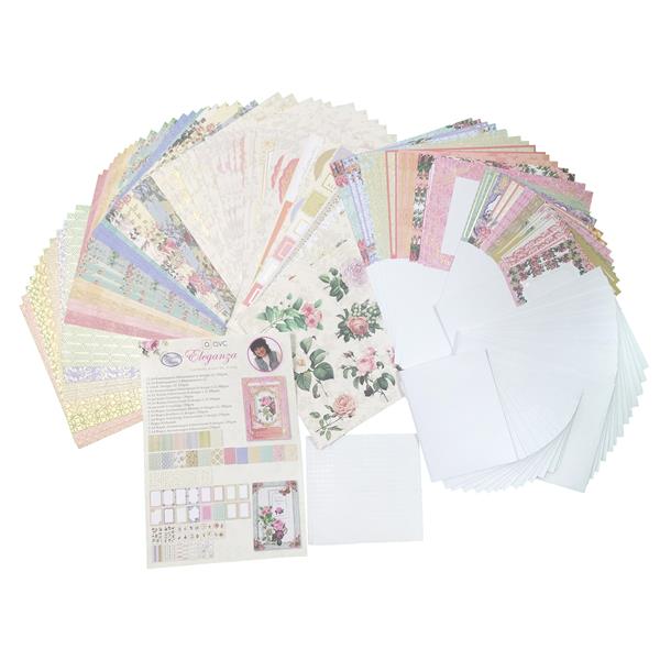 Craft Buddy Eleganza Papercrafting Kit - Makes 32 Cards with Free - 361273