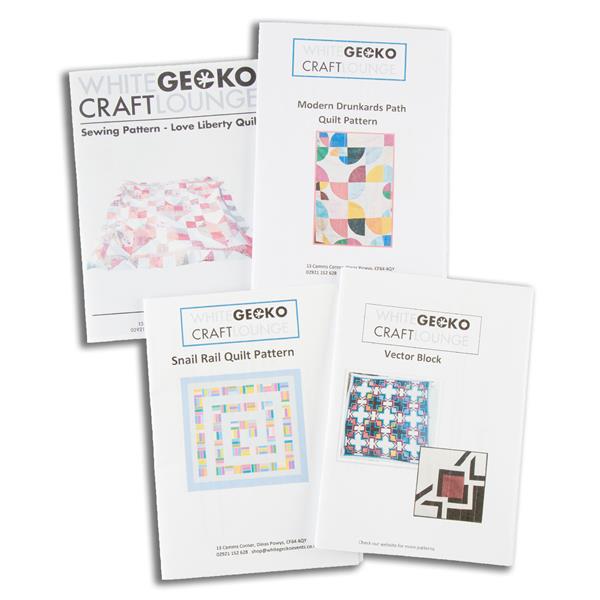White Gecko Pattern Pack - Includes: Vector, Snail Rail. Love Lib - 362798