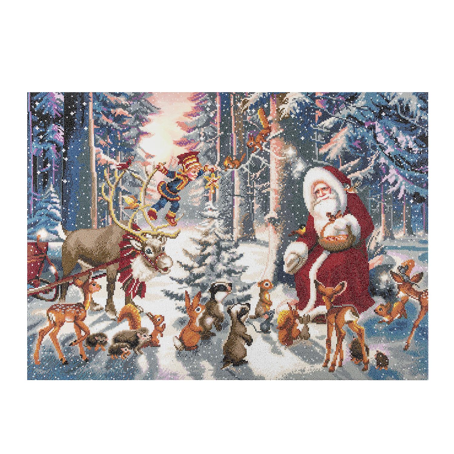 Crystal Art 90x65cm Kit Christmas in the Forest