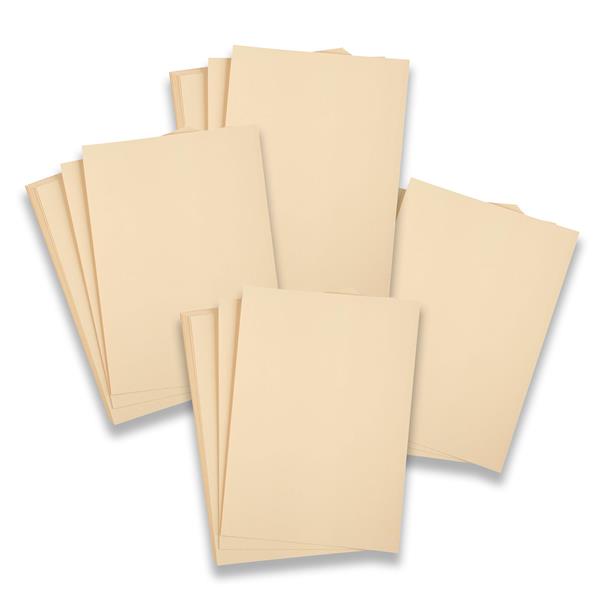 Oakwood 40 x A4 Sheets Cream Plain Card - 270gsm - 378439