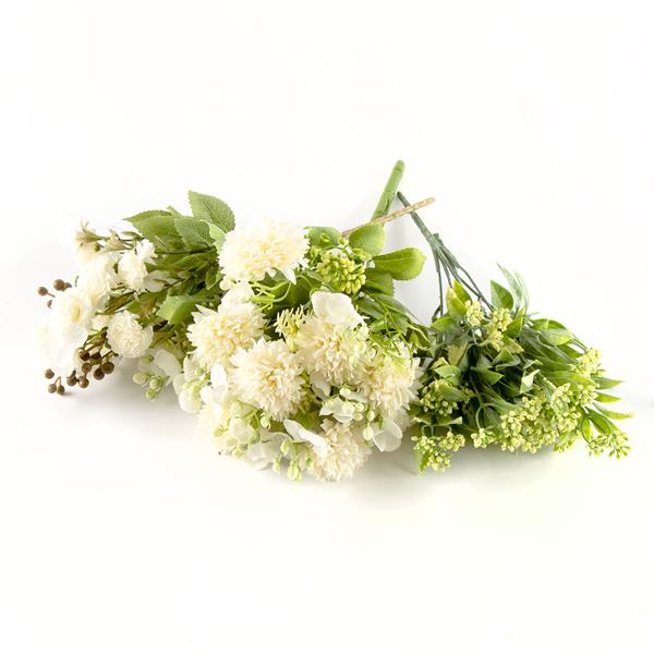 Dawn Bibby Cream Chrysanthemum Bushes & Berries - 379745