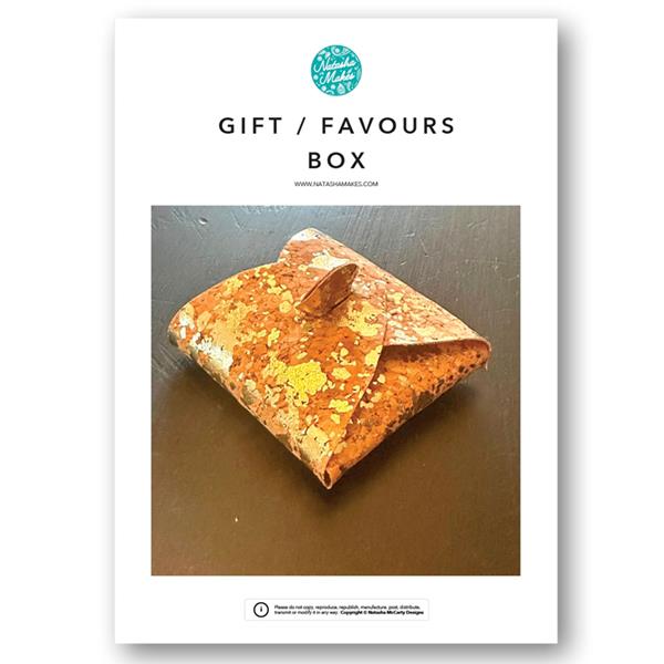Natasha Makes Gift & Favours Box Pattern - 382654