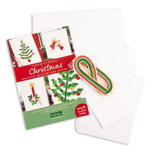 Katy Sue Miniature Traditional Christmas Quilling Card Kit - 385564