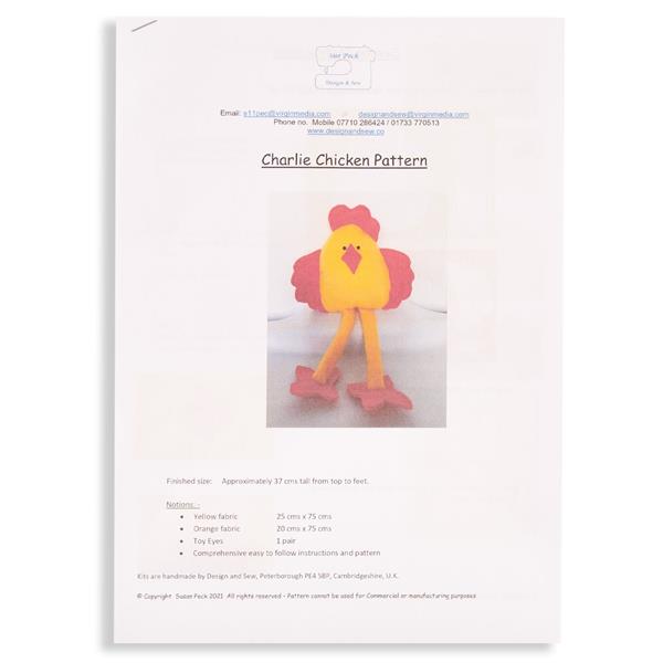 Design & Sew Charlie Chicken Pattern - 386268