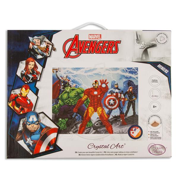 Crystal Art Diamond Painting Avengers Canvas Kit - 40x50cm