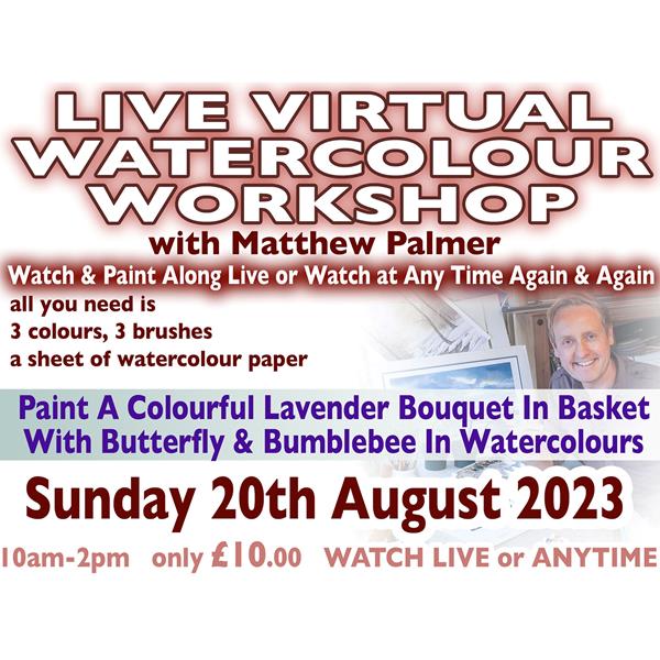 Matthew Palmer Up and Coming Workshop - Paint a Colourful Lavende - 396568