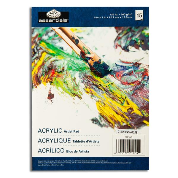 Essential Acrylic Artist Pad - 15 Sheets - 396627