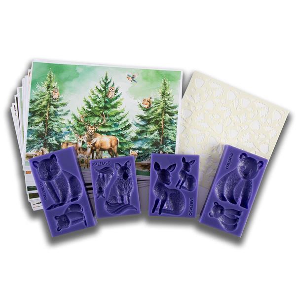 Emlems Wildlife Moulds, Papers & Stencil Collection - 400280