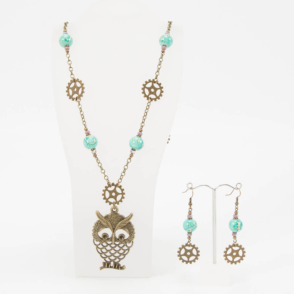 Aldridge Crafts Steampunk Owl Necklace Kit