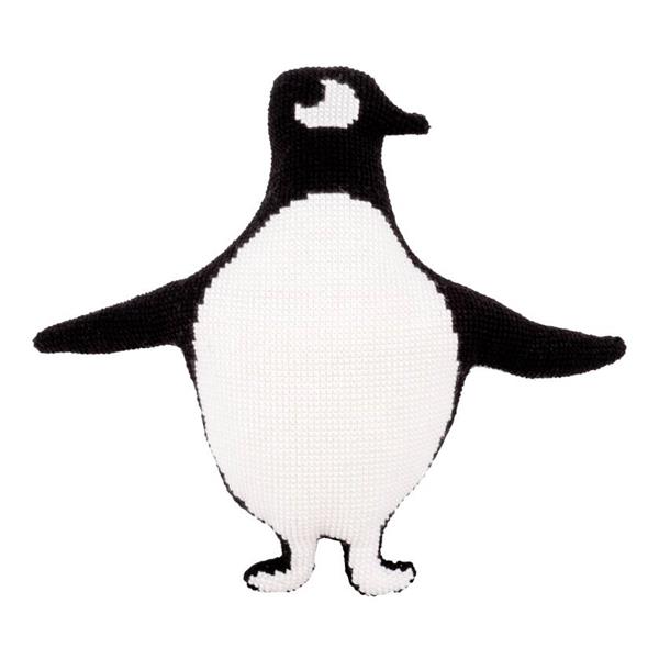 Vervaco Cross Stitch Eva Mouton Penguin Cushion Kit - 403916