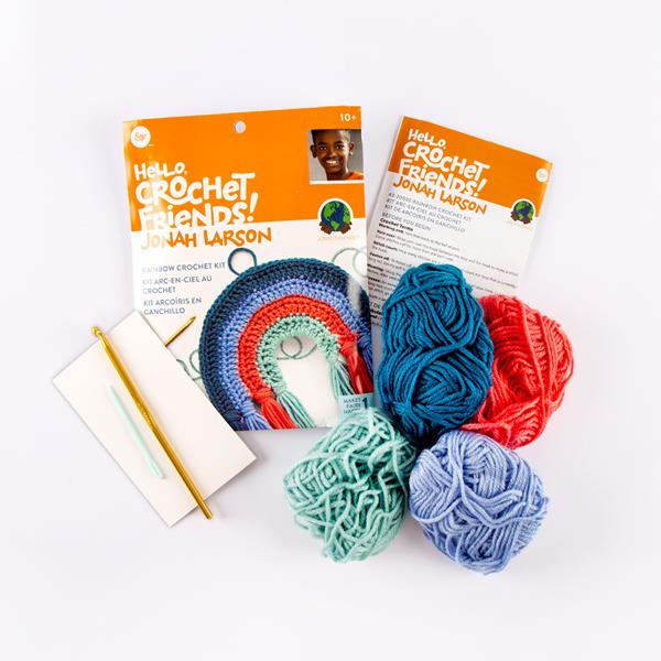 Jonah's Hands Crochet Friends Rainbow Wall Hanging Kit - 404324