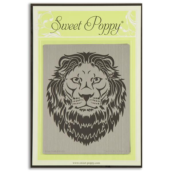 Sweet Poppy Metal Stencil - Lion - 404822
