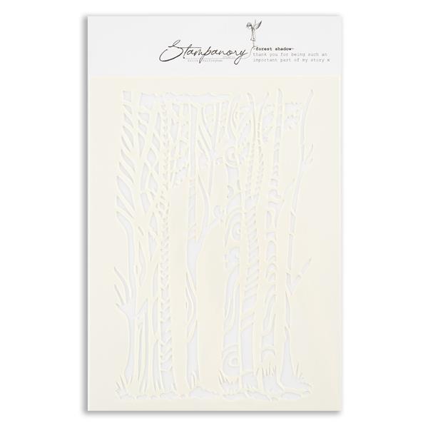 Stampanory Forest Shadow 6x8" Stencil - 406187