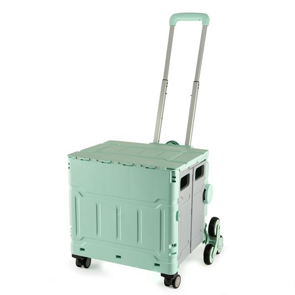 Sewing Online Green Plastic Folding Craft Sewing & Hobby Trolley  - 408270