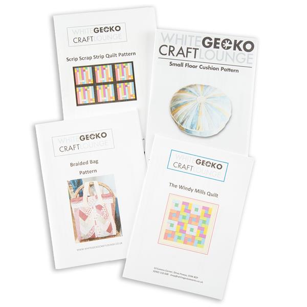 White Gecko Jelly Roll Pattern Bundle - Includes: Scrip Scrap Str - 410972