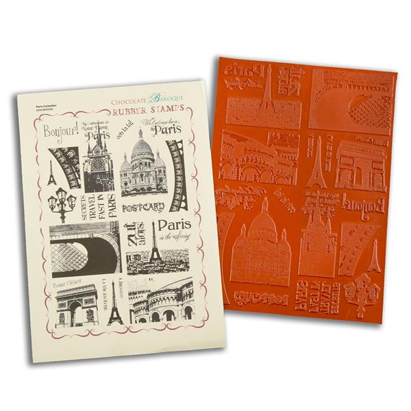 Chocolate Baroque Paris Collection A4 Unmounted Stamp Sheet - 20  - 411189