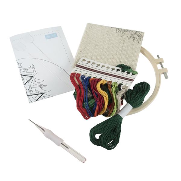 Trimits Trimits Floss Punch Needle Kit with Hoop: Robin Punch Needle Kit -  6in in 2023