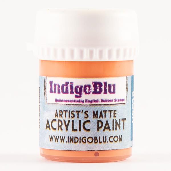 IndigoBlu 20ml Artists Matte Acrylic Paint - Apricot Blush - 417427