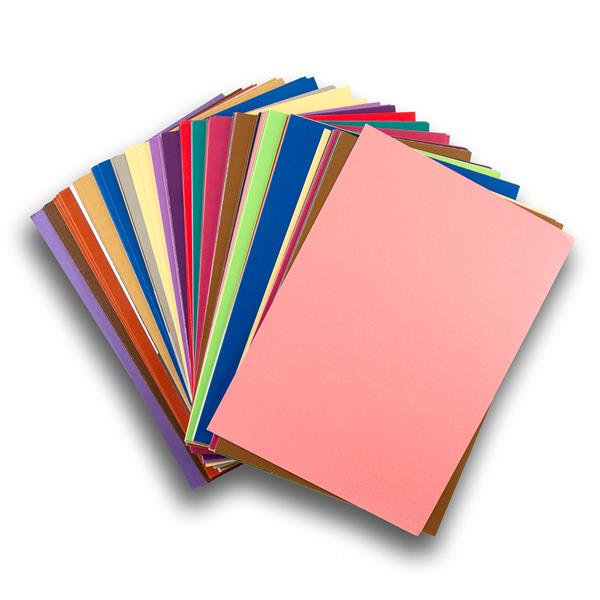 Oakwood A4 Pearl Card LUCKY DIP - 50 Sheets - 10 Colours - 417869