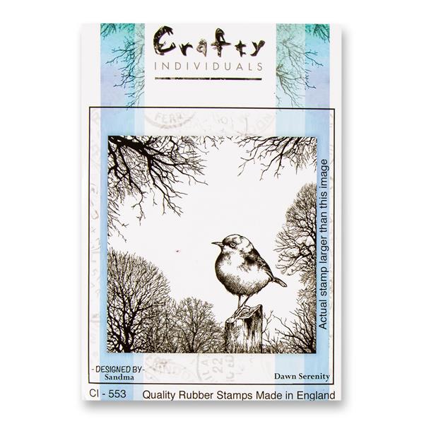 Crafty Individuals Dawn Serenity Cling Mounted Rubber Stamp