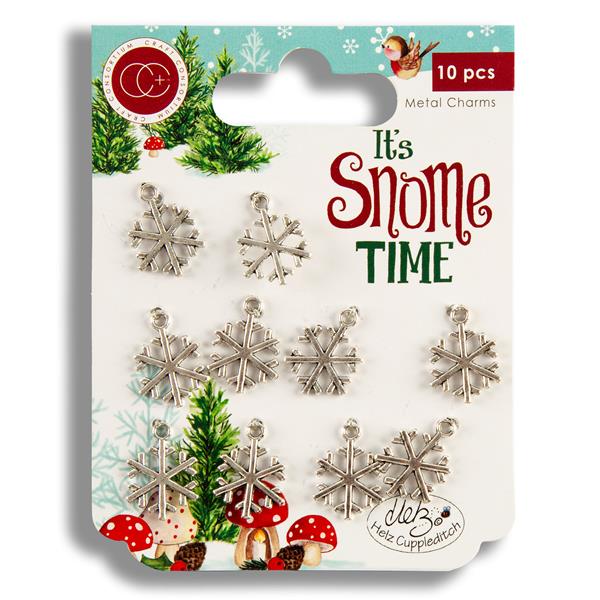 Craft Consortium It's Snome Time - Metal Charms - Snowflakes - 421956