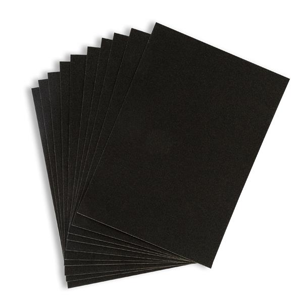 Craft Consortium The Essential Black Glitter Card - 10 A4 Sheets - 423097