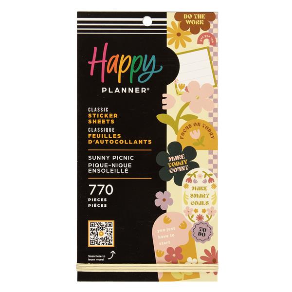 The Happy Planner Classic 30 Sheet Sticker Pack - Summer 2024 - 424470