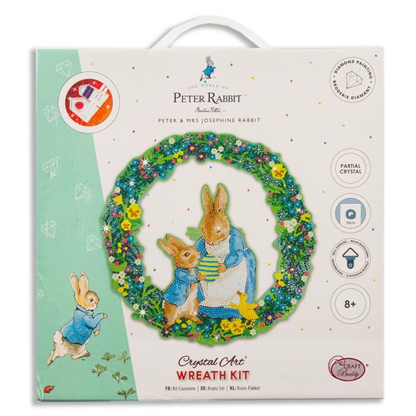 Crystal Art Peter Rabbit Wreath - 424672