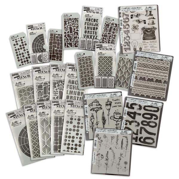 Stampers Anonymous Tim Holtz Complete Collection - 2024 Abstracts - 424719