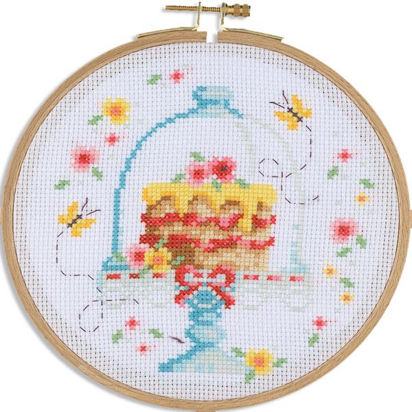 My Cross Stitch Cakes & Butterflies Counted Cross Stitch Kit - 426518