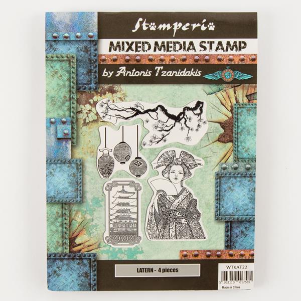 Stamperia Mixed Media 15x20cm Stamp - Sir Vagabond in Japan - Lan - 427890